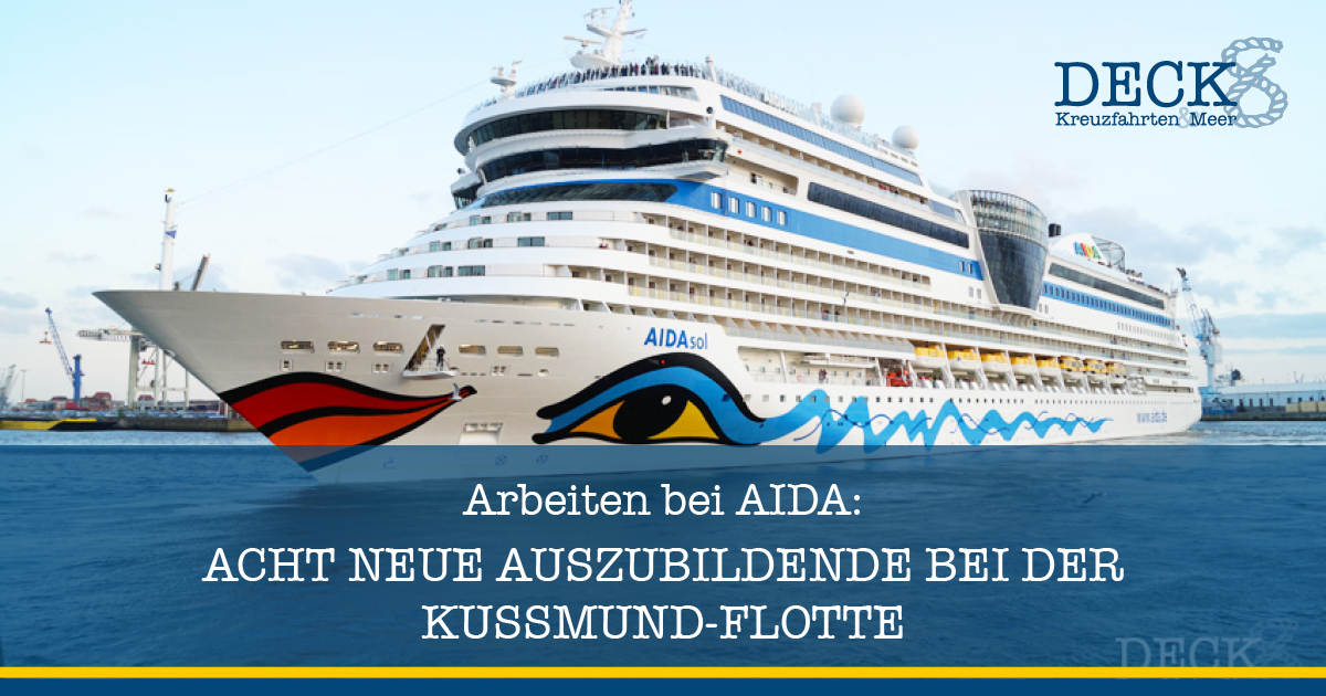Arbeiten bei AIDA Acht neue Auszubildende bei der KussmundFlotte