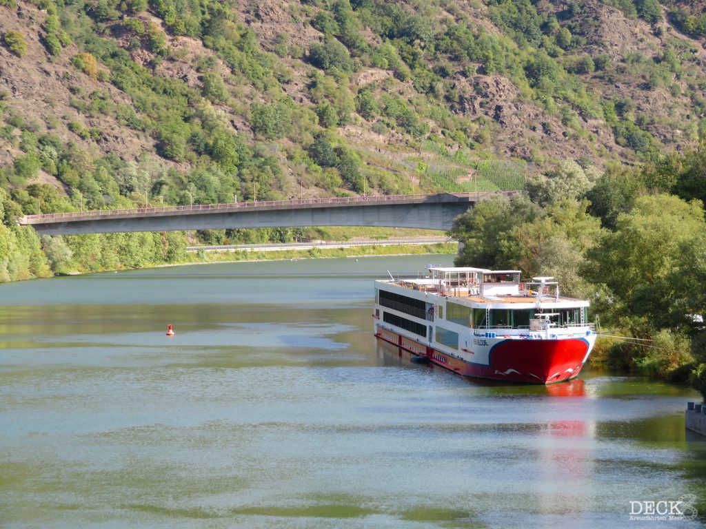 Die Rhein Melodie am 2. Tag meiner Flusskreuzfahrt mit nicko cruises in Cochem. (Reisebericht)
